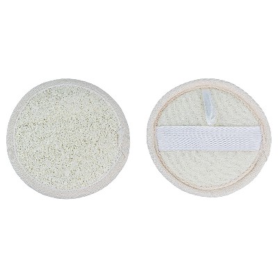 Round loofah cushion skin friendly body bath cleaning tool exfoliating and mud rubbing wholesale manufacturer