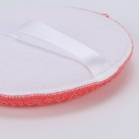 Circular dual texture exfoliating scrub sponge, skin friendly, soft scrub sponge, bath scrub, back scrub, mud scrub, cleaning sponge