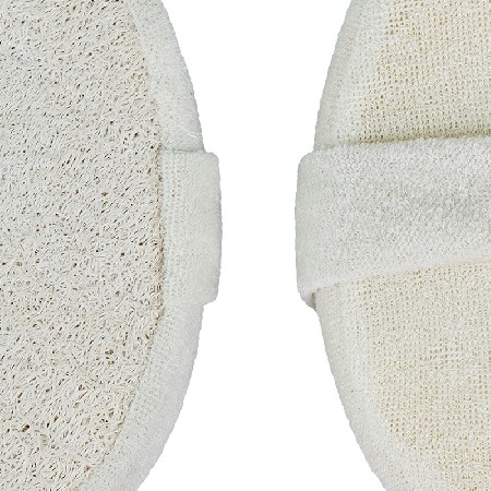 Oval shaped loofah sponge, skin friendly body bath and cleaning tool, exfoliating and mud rubbing wholesale manufacturer